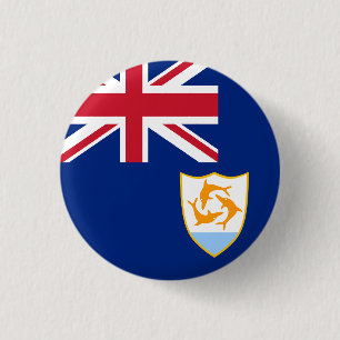 Flagga Anguilla Knapp
