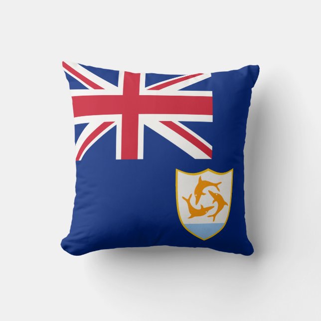 Flagga Anguilla Kudde (Framsida)