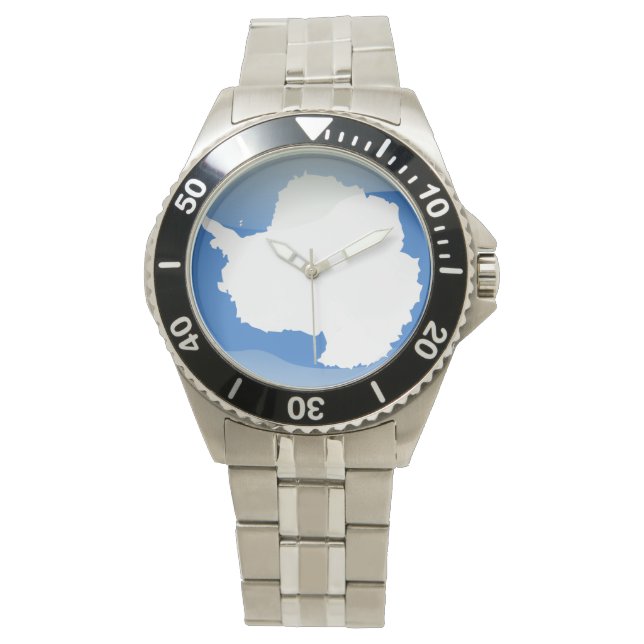 Flagga Antarctica Armbandsur (Framsida)