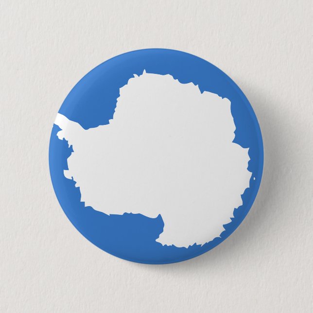 Flagga Antarctica Button Knapp (Framsida)