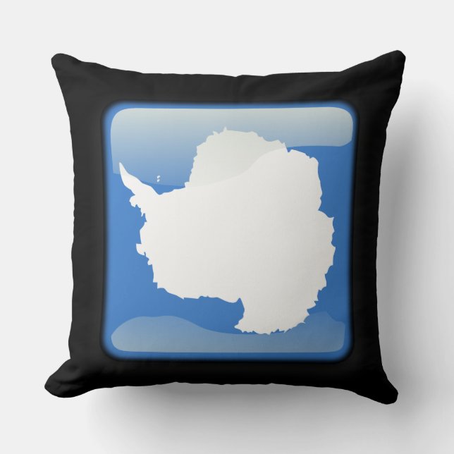 Flagga Antarctica Kudde (Framsida)
