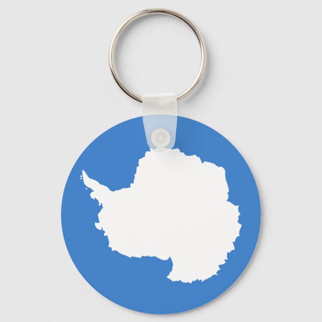 Flagga Antarktis Nyckelring (Framsida)