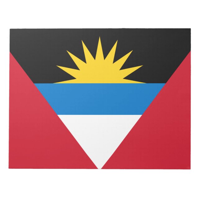 Flagga Antigua och Barbuda Anteckningsblock (Framsida)