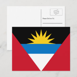 Flagga Antigua och Barbuda, Antiguan Barbudan Vykort