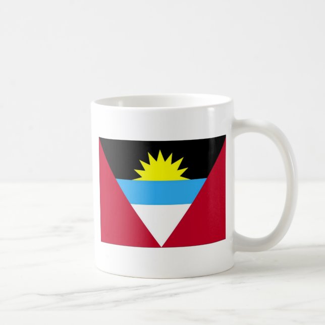 Flagga Antigua och Barbuda Kaffemugg (Höger)