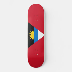 Flagga Antigua och Barbuda Mini Skateboard Bräda 18,5 Cm