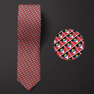 Flagga Antigua och Barbuda Mönster Slips