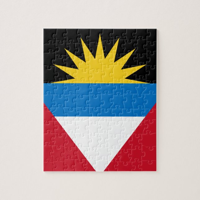 Flagga Antigua och Barbuda Pussel (Vertikal)