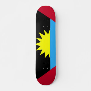 Flagga Antigua och Barbuda Skateboard Bräda 21,5 Cm