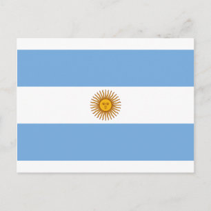 Flagga Argentina - Bandera de Argentina Vykort