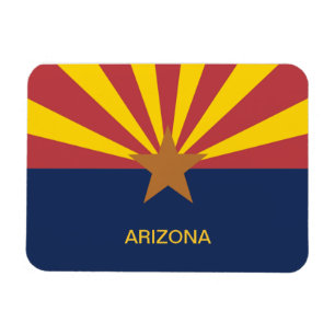 Flagga Arizona Magnet