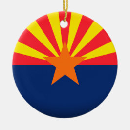 Flagga Arizona Round Ornament