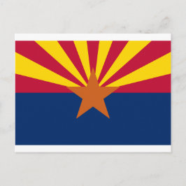 Flagga Arizona Vykort
