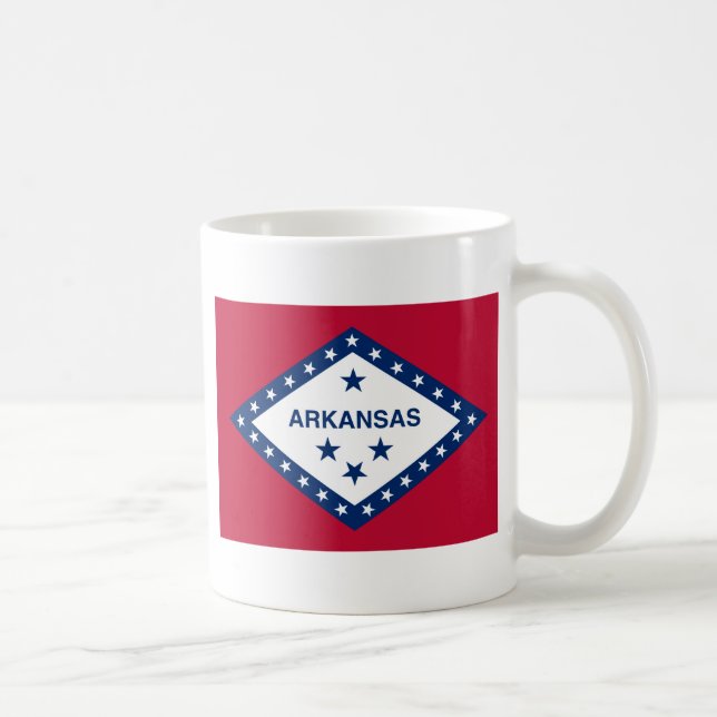 Flagga Arkansas Kaffemugg (Höger)