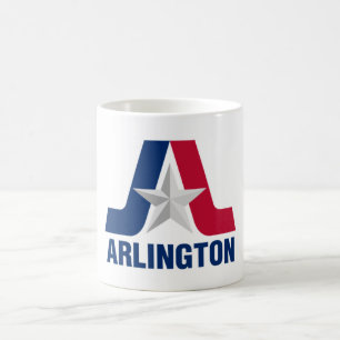 Flagga Arlington, Texas Coffee Mugg