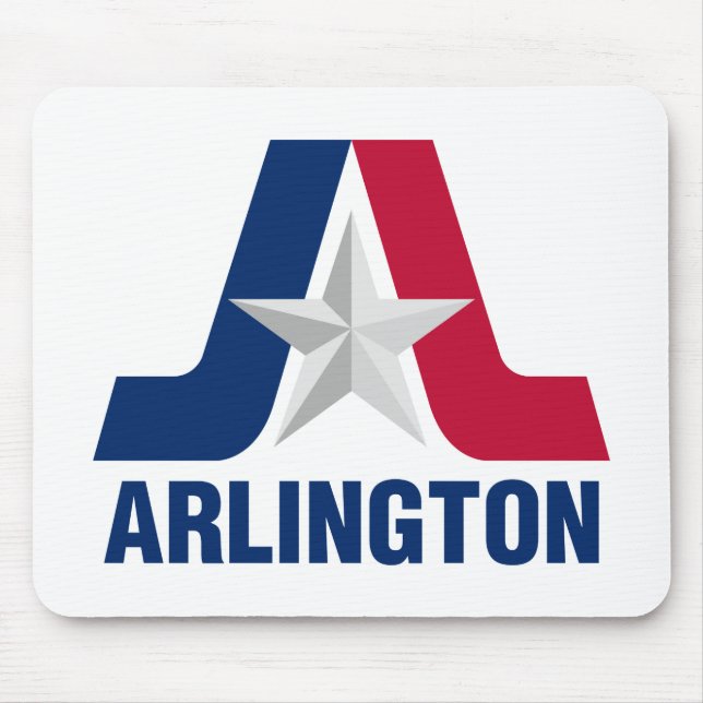 Flagga Arlington, Texas Musmatta (Framsidan)