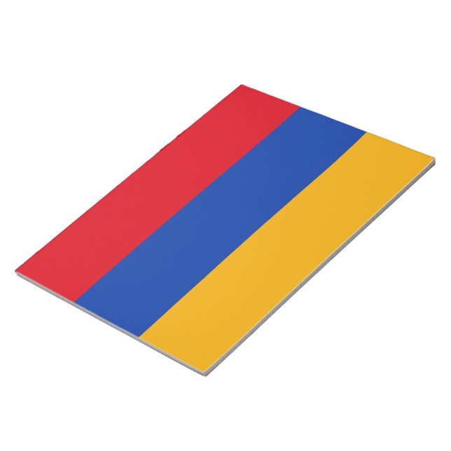 Flagga Armenien Anteckningsblock (Vinklad)