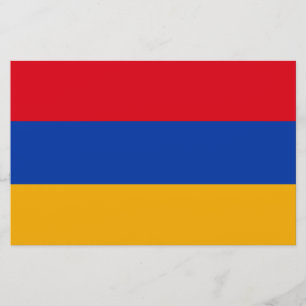 Flagga Armenien Brevpapper