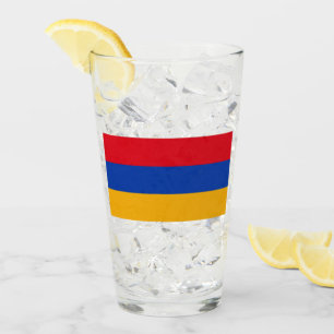 Flagga Armenien Glaskopp