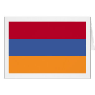 Flagga Armenien Hälsningskort