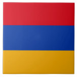 Flagga Armenien Kakelplatta<br><div class="desc">Detta projekt är utmärkande för det armeniska flagga (officiellt Republiken Armenien), som är ett inlandsområde land i södra Kaukasus-regionen Eurasien. Armenien ligger i Westerna Asien, på de armeniska högländerna, och Turkiet gränsar till väster, Georgien i norr, de facto oberoende-republiken Artsakh och Azerbajdzjan i öster och Iran och Azerbajdzjans exklav Nakhchivan...</div>