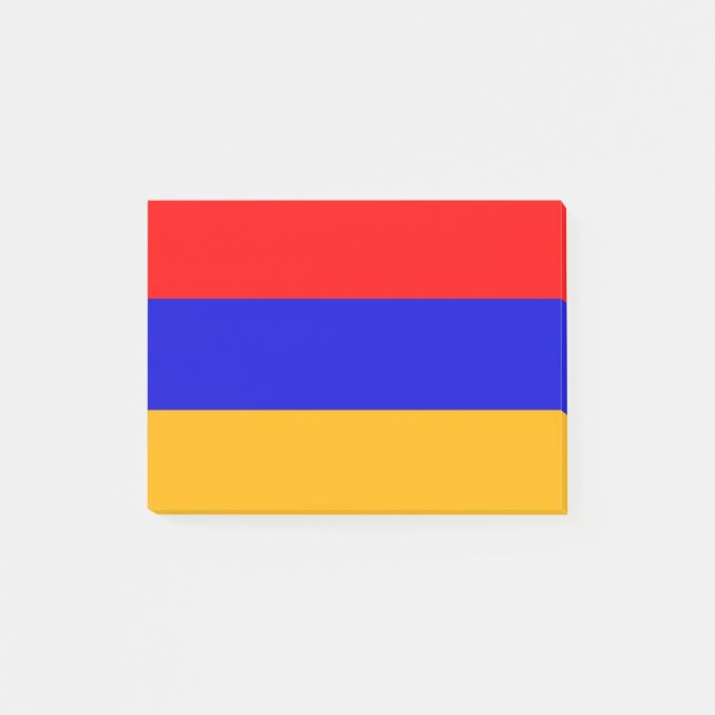 Flagga Armenien Post-it® Notes Post-it Block (Framsida)