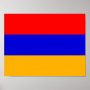 Flagga Armenien Poster