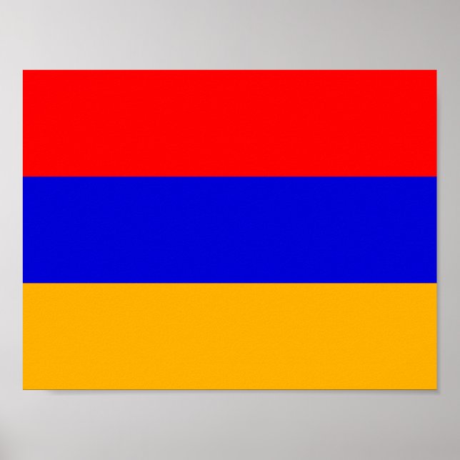 Flagga Armenien Poster (Framsidan)