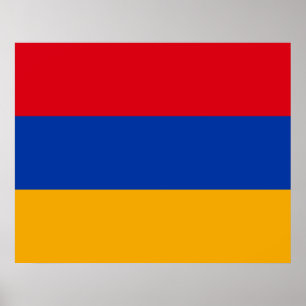 Flagga Armenien Poster