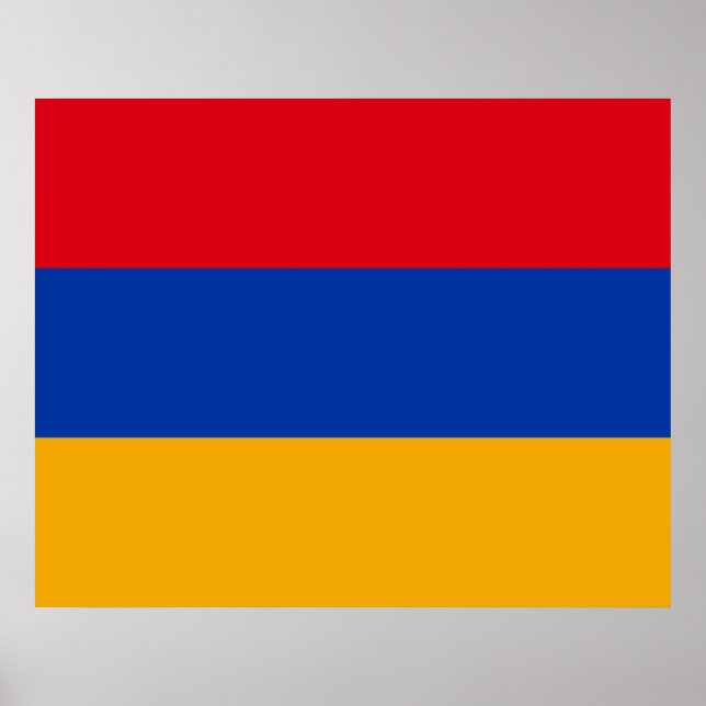 Flagga Armenien Poster (Framsidan)