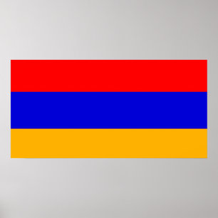 Flagga Armenien Poster