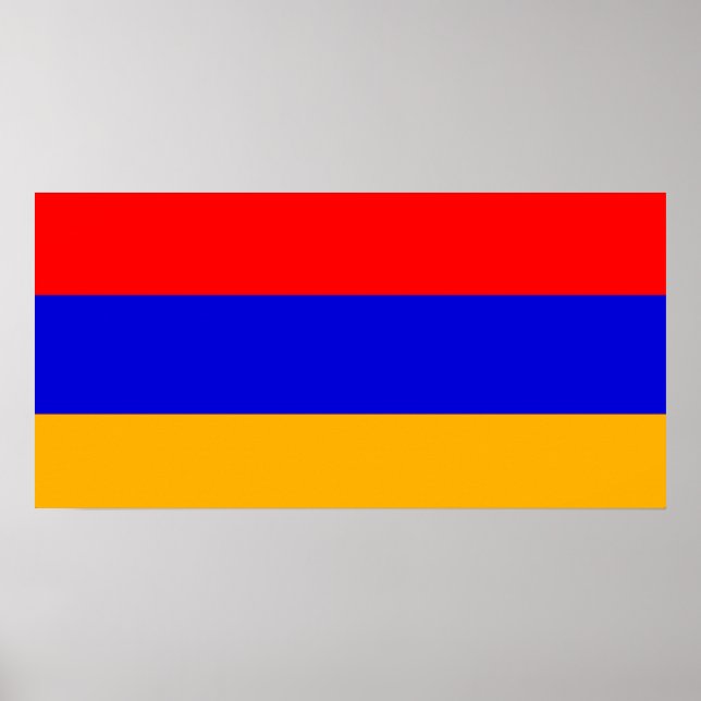 Flagga Armenien Poster (Framsidan)