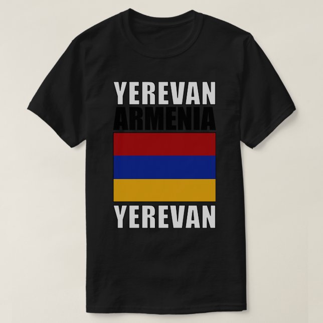 Flagga Armenien T Shirt (Design framsida)