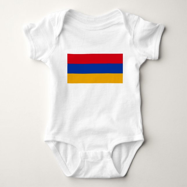 Flagga Armenien T Shirt (Framsida)