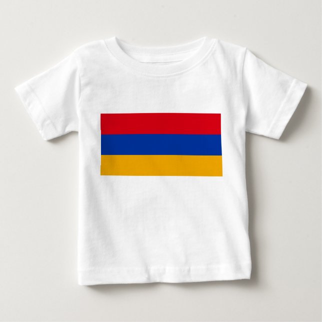Flagga Armenien T Shirt (Framsida)