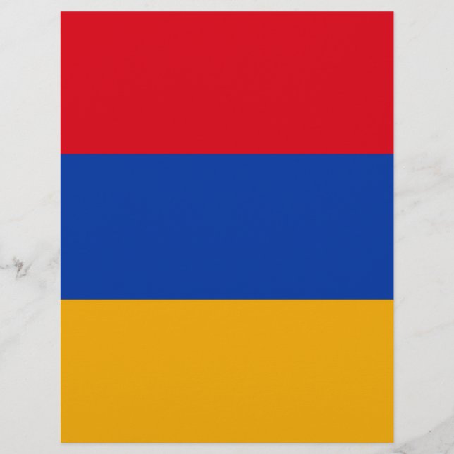 Flagga Armenien - Yeraguyn (Framsida)
