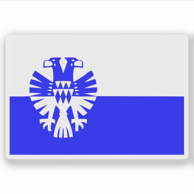 Flagga Arnhem, Nederländerna Klistermärken (Framsida)