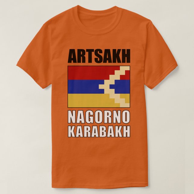 Flagga Artsakh T Shirt (Design framsida)