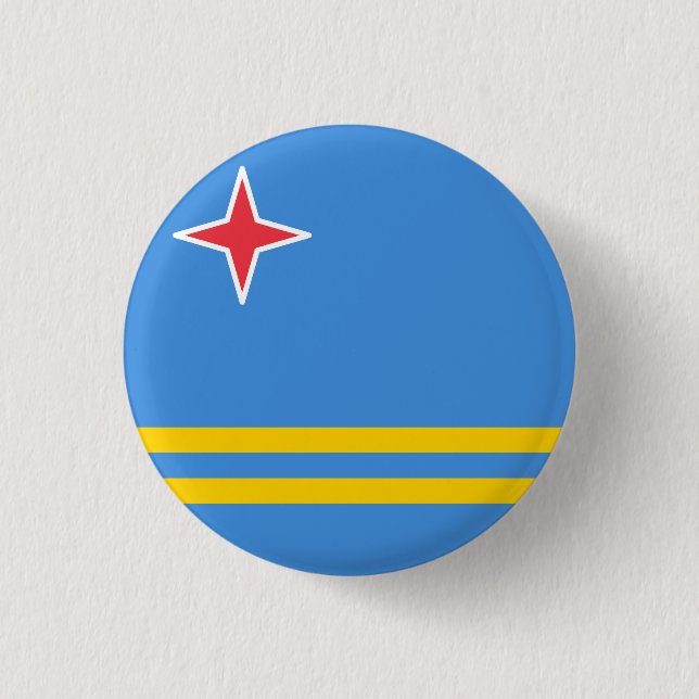 Flagga Aruba Knapp (Framsida)