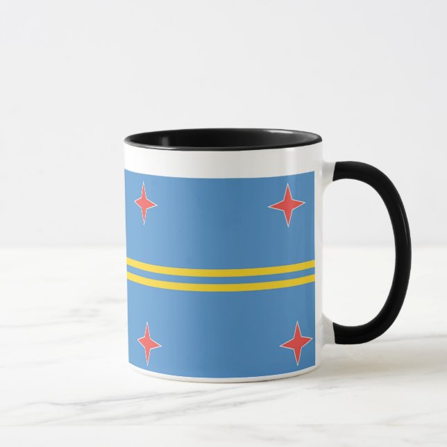 Flagga Aruba Mugg (Höger)