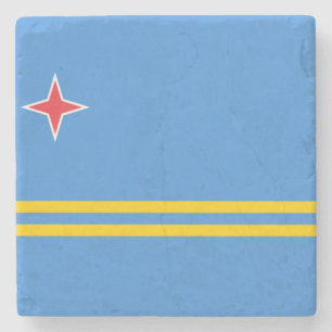 Flagga Aruba Stenunderlägg