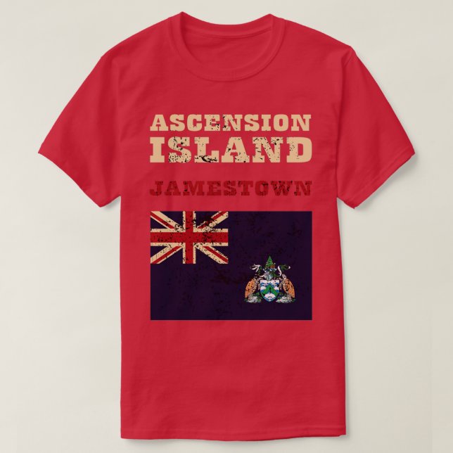 Flagga Ascension T Shirt (Design framsida)