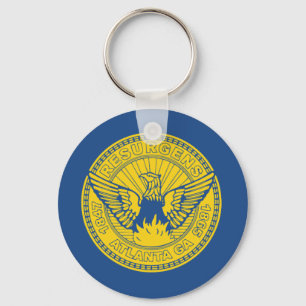 Flagga Atlanta, Georgia Keychain Nyckelring