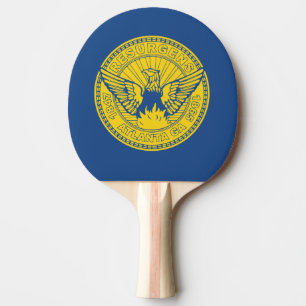 Flagga Atlanta, Georgia Ping Pong Paddle Pingisracket