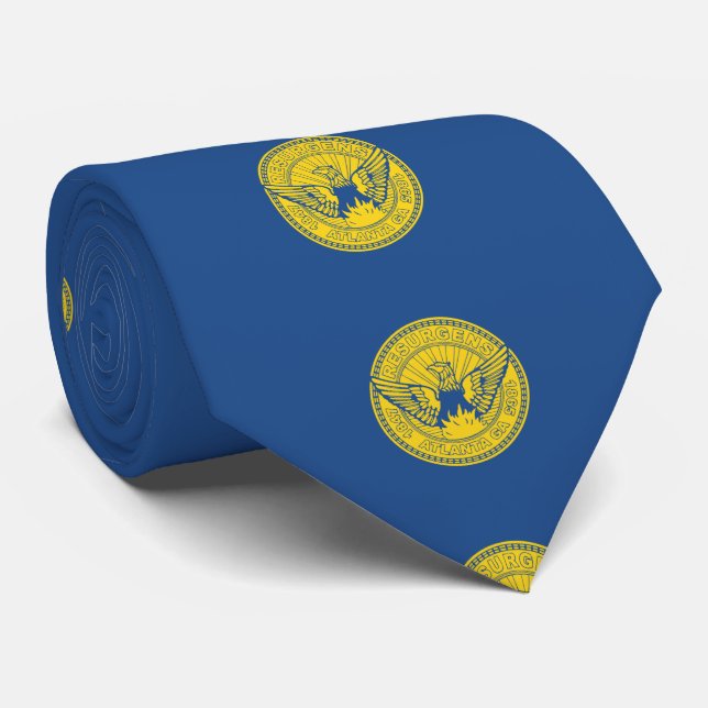 Flagga Atlanta, Georgia Tie Slips (Rullad)