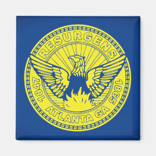Flagga Atlanta, Georgien Magnet