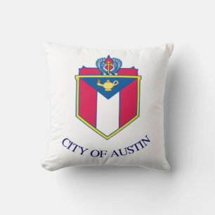 Flagga Austin, Texas Kudde