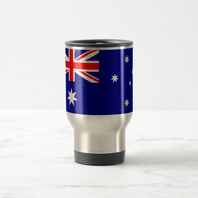 Flagga Australien Travel/Commuter Mugg (Center)