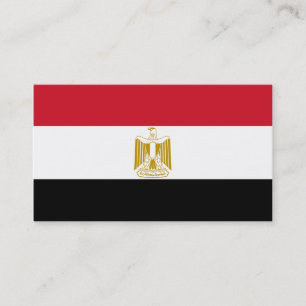Flagga av Affärskort för Egypten Visitkort