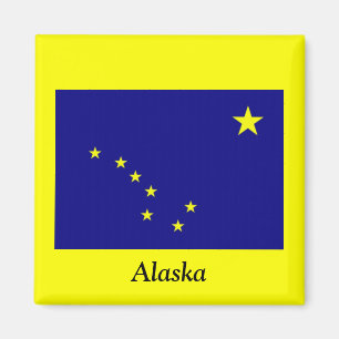 Flagga av Alaska Magnet